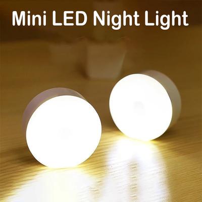 Lampka nocna LED Mała lampka nocna na baterie 3 tryby Ochrona oczu Do szafki kuchennej Lampa do szafy Lampa do szafy na schody