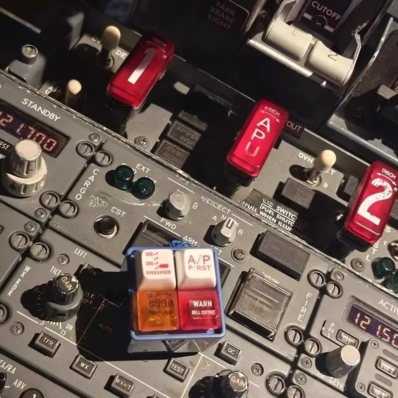 Neuer Warnsimulator für Piloten, erfrischend und stressabbauend, Schlüsselanhänger-Gerät, EGPWS Boeing 7 37 Warnsound-Simulator