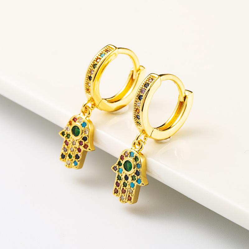 Creolen-Ohrringe für Damen, böhmische O-Form, kreative Reisperlen, übertriebene Accessoires, Ohrringe