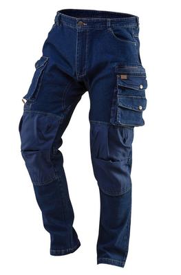 PRACOVNÍ DŽÍNOVÉ KALHOTY, VELIKOST XL - T N81-228XL