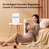 Intelligent 4L Large Capacity Negative Ion Fog Free Air Humidifier Purifies 350ml/H with Low Noise and Diffusion for Fresh Air