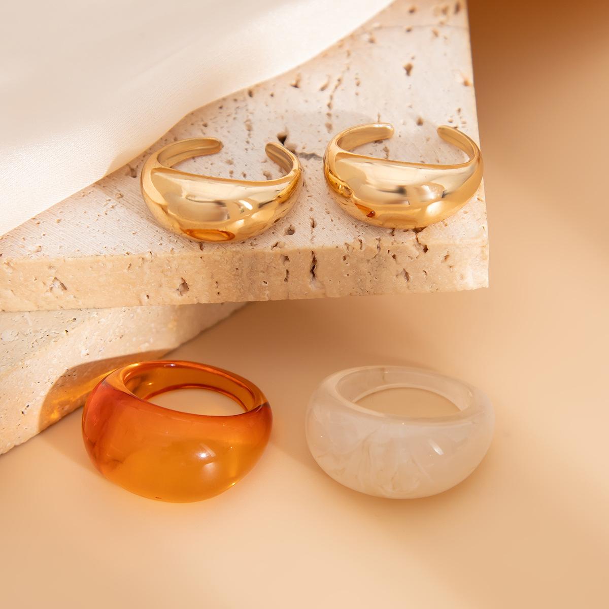 

Ювелирный нишевый дизайн глянцевое кольцо для соединения легкое роскошное темпераментное кольцо высокого класса