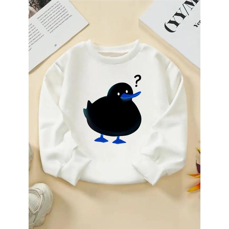 European sizes Kids Round-neck Crewneck Sweatshirt | Soft & Comfortable, Casual Multi-colored Long-sleeved T-shirt, Ideal Gift for Kids 110 белый
