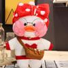 30cm Kawaii Lalafanfan Duck Plush Toy Cartoon Lalafanfan Duck Doll Soft Stuffed Animal Plushie Birthday Gifts For Girl Children