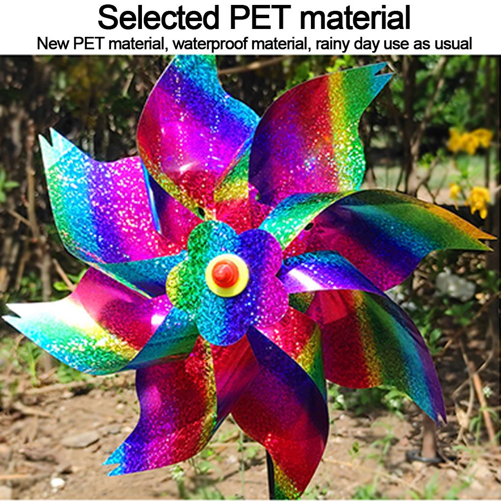 10piece Yard Windmill Bird Repeller Scare Birds Away Effectively Windmill Garden Bird Scare Pinwheel