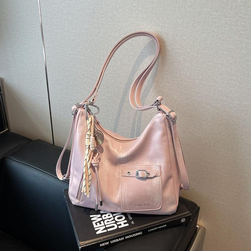 Large capacity tote bag women's spring new niche casual versatile underarm commuting shoulder backpack