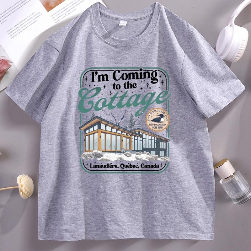 Unisexs Tshirt Comfort Im Coming To The Cottage T Shirt Heated Rivalry Tshirt Hollander Rozanov Merch Tshirt Male Clothes