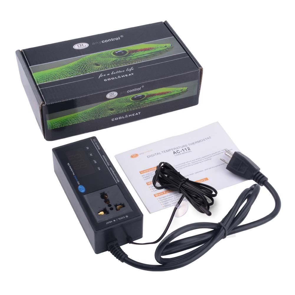 

Smart Digital LED Thermostat Controller With PPE Probe Reptile Incubator Thermostat Outlet for Aquarium Garden Plants