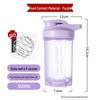 500ML Portable Protein Shake Blender Cup - 24-Hour Fitness Sports Large Capacity Shaker