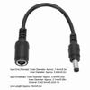 2PCS 7.4x5.0mm Female DC Power Charger Adapter Black Connector Wire for for HP Laptop Office