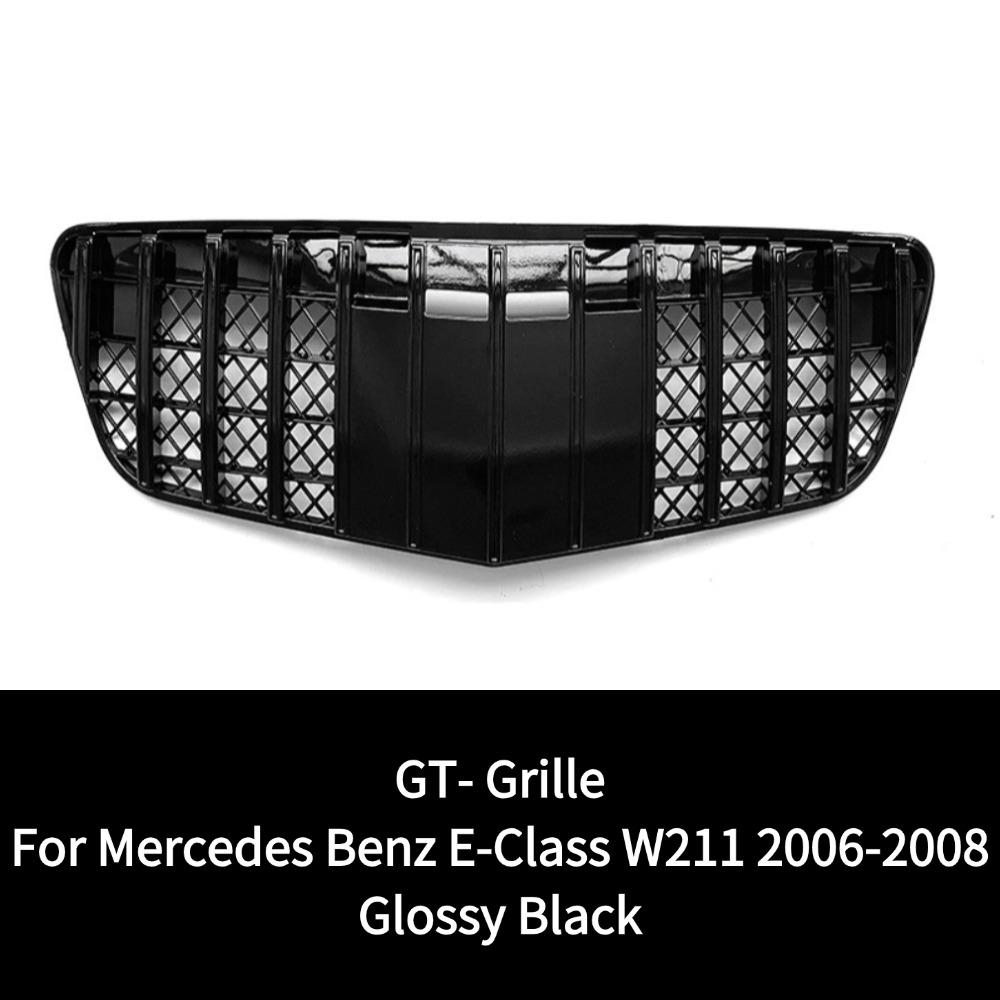 

Для Mercedes Benz E-Class W211 E200 E230 E240 E280 E350 2003-2008 Передний бампер Gril Racing Grill Accessories