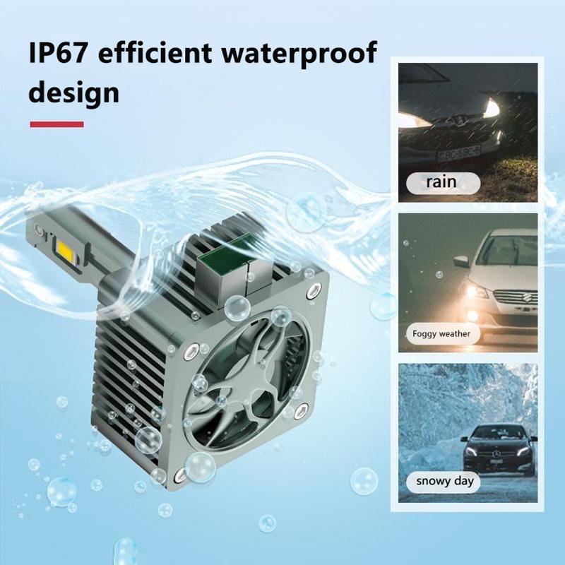 12000Lm D3S D1S Car Led Headlights Bulbs D2S D4S D8S Vehicles Head Light Auto Lamp 6000K Headlamp Diy Replacement