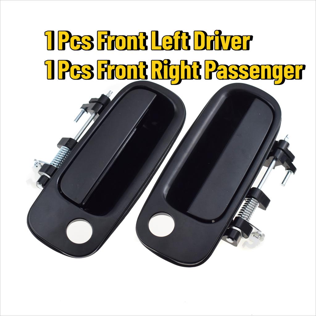 1/2/4 Pc Black Outside Door Handle Front Rear Left Driver or Right Passenger For Toyota Camry 1992 1993 1994 1995 1996 2.2L 3.0L