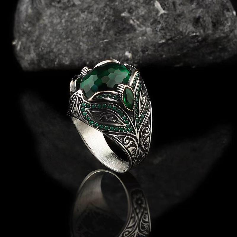 

New Men s Ring Personalised Wrap Wrapped Around Simple Retro Style Punk European and American Classic Trend Party 7