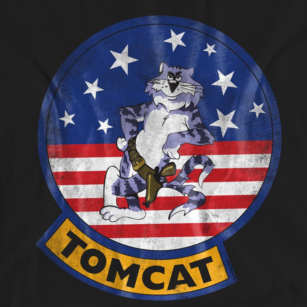 Top Gun Unisex Adult Tomcat Logo T-Shirt