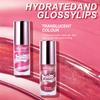 Mattiertes Lippen-Glasur-Tönung Einfach zu färbender Lipgloss Feuchtigkeitsspendender Lippenbalsam Nicht haftend am Becher Schimmernder Lippenstift Make-up