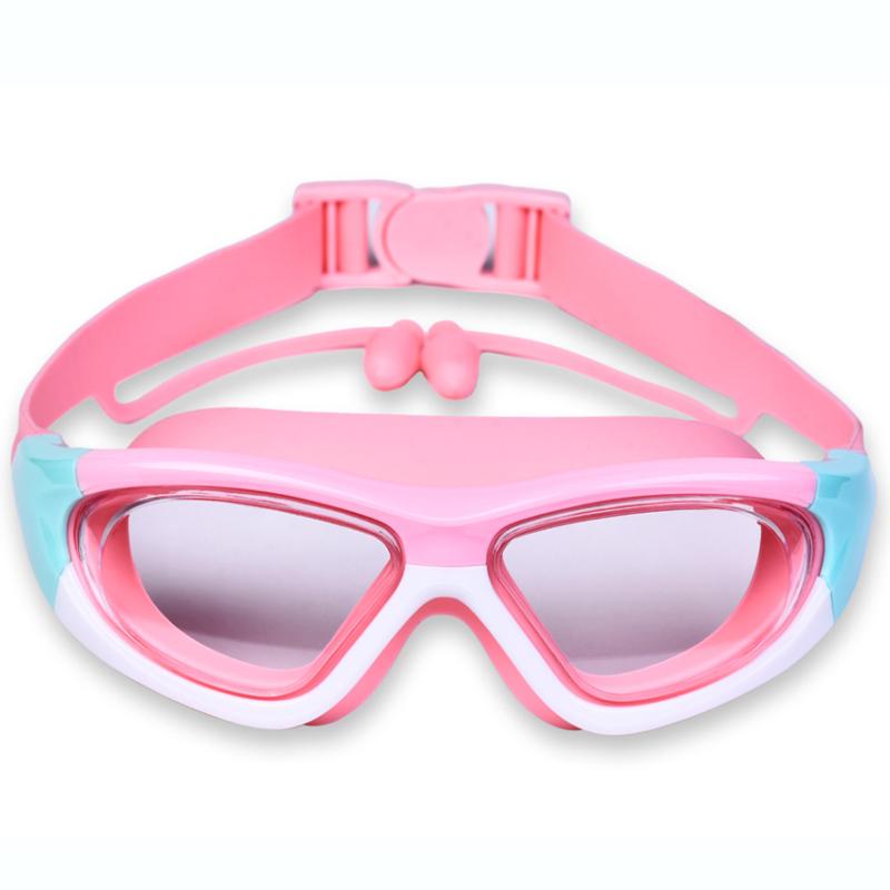 Children's Swimming Goggles Male And Female Anti Fog And Waterproof Large Frame Diving Goggles Student Swimming Equipment
