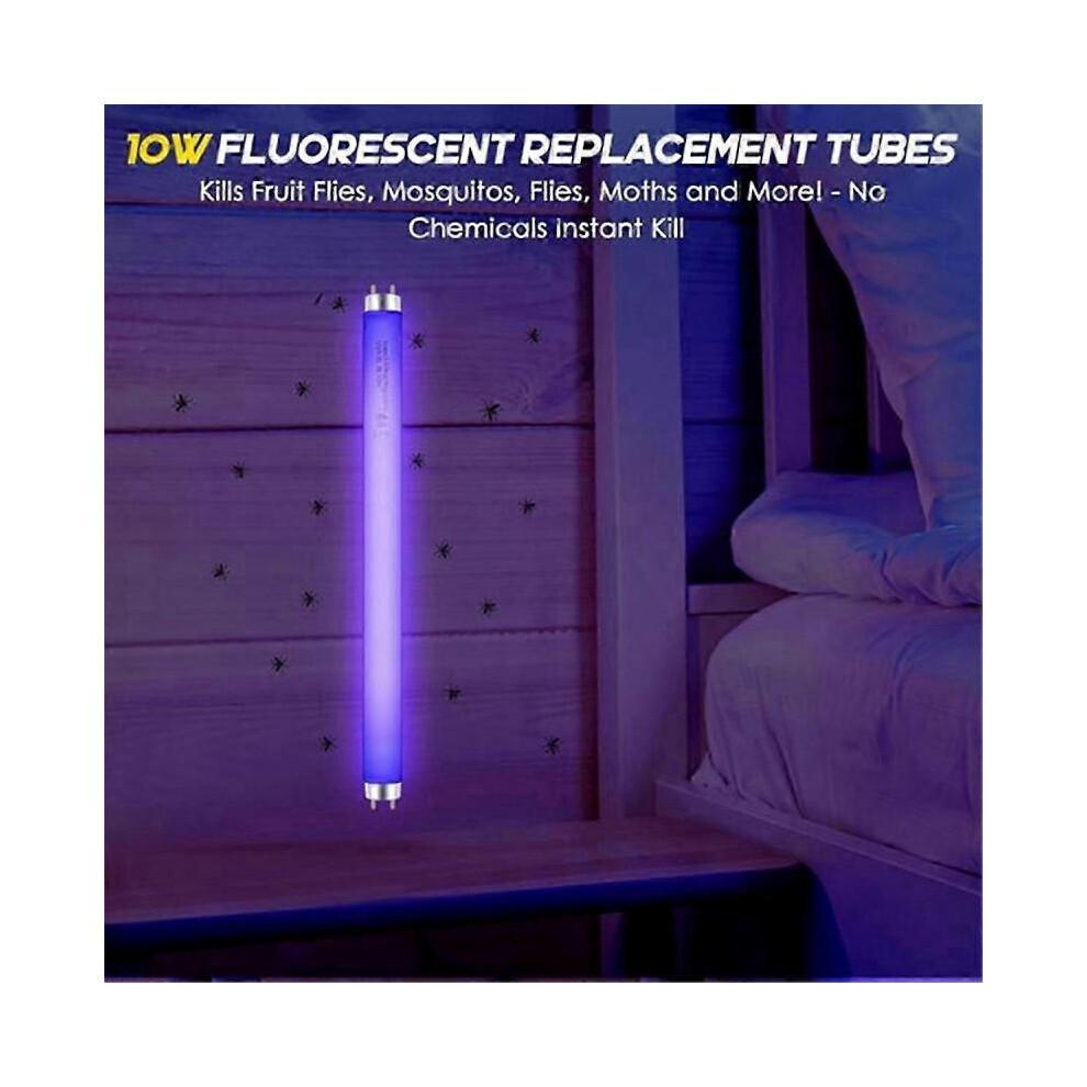 12 Stück Insektenvernichter Ersatzlampen 10W für 20W Indoor Insektenvernichter BL T8 F10W 13 Zoll Leuchtstoffröhre