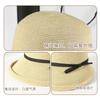 Sunscreen straw hat sunshade UV shade summer seaside sunscreen straw hat retro casual summer sun hat
