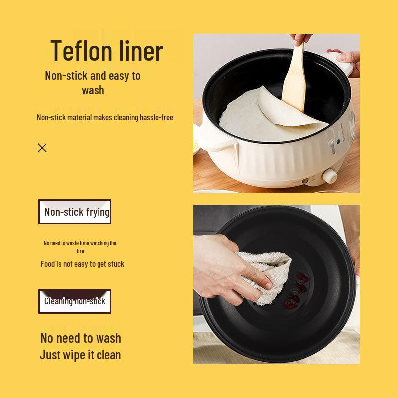 Multifunctional Electric Steamer & Cooker: Non-Stick Pot, Large Capacity, Rice Cooker & Hot Pot