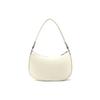 MLB Serie Monogramma New York Yankees Stampa Floreale Retro Logo Metallico Lettera Borsa in Ecopelle Borsa a Spalla Unisex Bianco Crema 3ABQS022N-50CRS