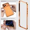 Metal Phone Case for IPhone 17/17 Pro/17 Max/17 Detachable Lens Cover & Heat Dissipation Phone Case Ultra-Thin Protective Frame with Hidden Strap Hole