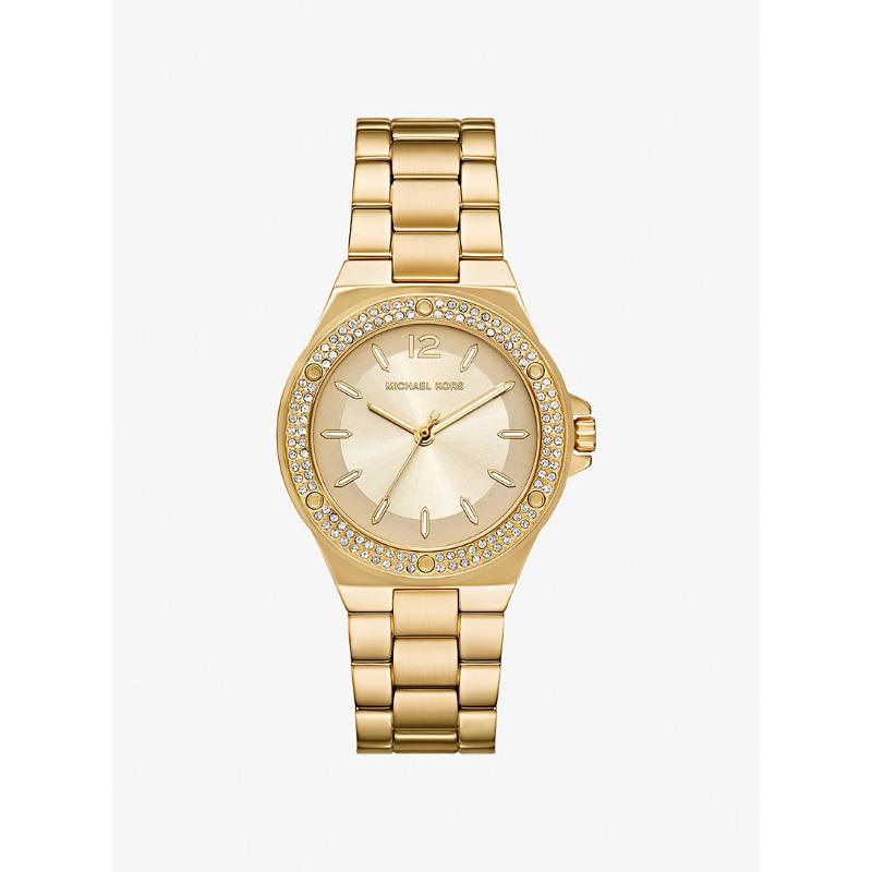 Часы Michael Kors Lennox Pavé с золотистым покрытием MKO1186 золотой