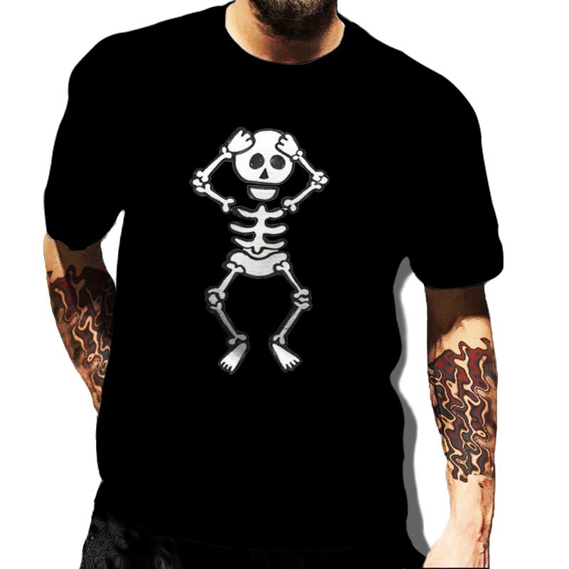 Retro Clown Graphic Male Tshirts Harajuku Tees Man Hip Hop Tshirt Halloween Black Streetwear Mens Short Sleeve Loose Top