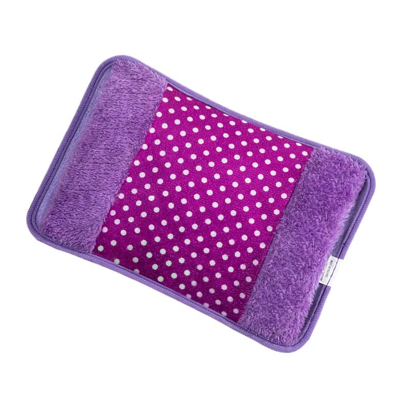 Wiederaufladbarer explosionsgeschützter elektrischer Handwärmer mit Kaninchenfell - Wärmflasche für Winterbettwäsche