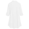 Women's Fashion Loose Casual Plus Size Lace V-Neck Button Down Long Sleeve Shirt