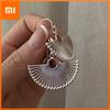 925 Sterling Silver Earrings For Women Trendy Simple Fan Shape Earring Jewelry Prevent Allergy Party Christmas Accessories