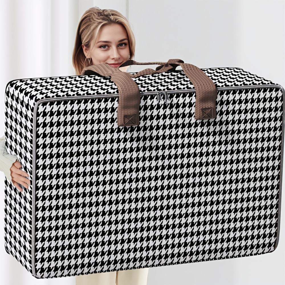 Heavy-Duty Foldable Storage Box - Under-Bed Organizer with Space-Portable Clothes & Bedding Storage Bin for Home, Dorm, Travel - Dustproof Fabric Bin