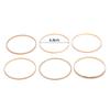 6 Stück/Set Damen Luxus Armreifen Armbänder Für Frau Handgelenk Armreifen Stapelbares Armband Schmuckzubehör Geschenk