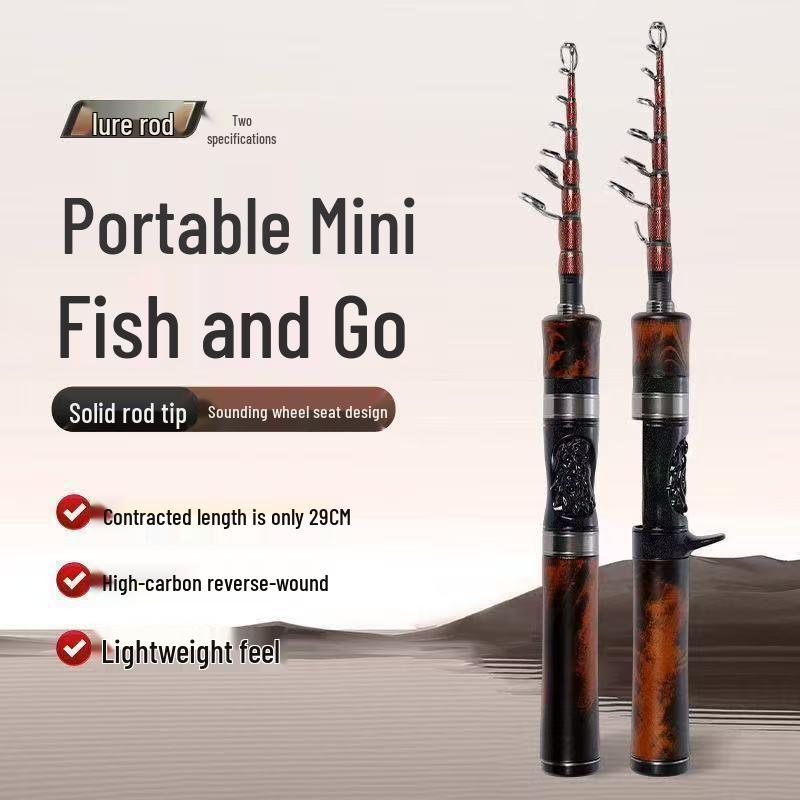 Ultra-Short High-Carbon Titanium Lure Rod