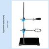 Multipurpose Laboratory Iron Stand 30cm Adjustable Height Easy To Assemble For Holding Various Research Instruments