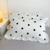 Pillowcase Bedroom Breathable Skin-friendly Korean Fashion Princess Bedroom Ruffles Washable Household Dormitory Bedding Ins