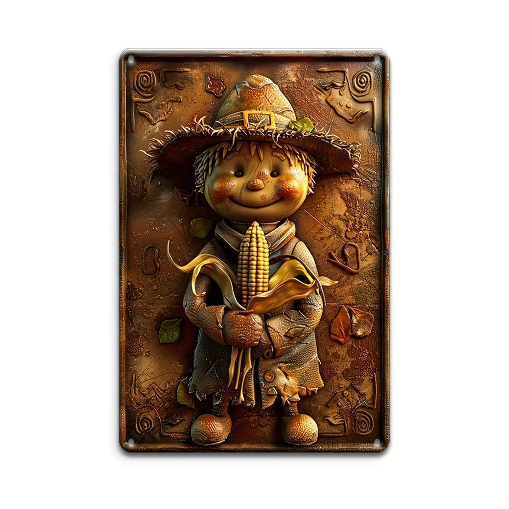 Vintage  Vegetables and Fruits Metal Tin Sign Plaque Decorative Plates for Farm Club Man Cave Bar Home Hotel Cafe Wall Decor