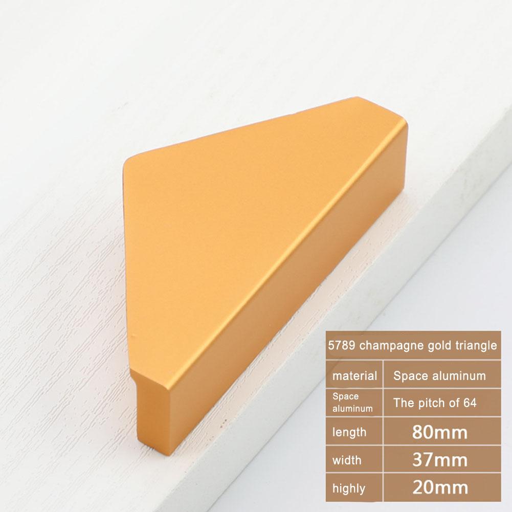 2PCS Handles 80mmx37mmx20mm Brass Gold Drawer Handle