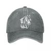 Horse Vintage Baseball Cap  New Vintage Washed Cotton Baseball Cap Parent Kids Sun Hats