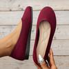 Women Flats  New Solid Color Slip on Shoes for Women Casual Knitted Ballet Loafers Women Lightweight Breathable Flats Shoes