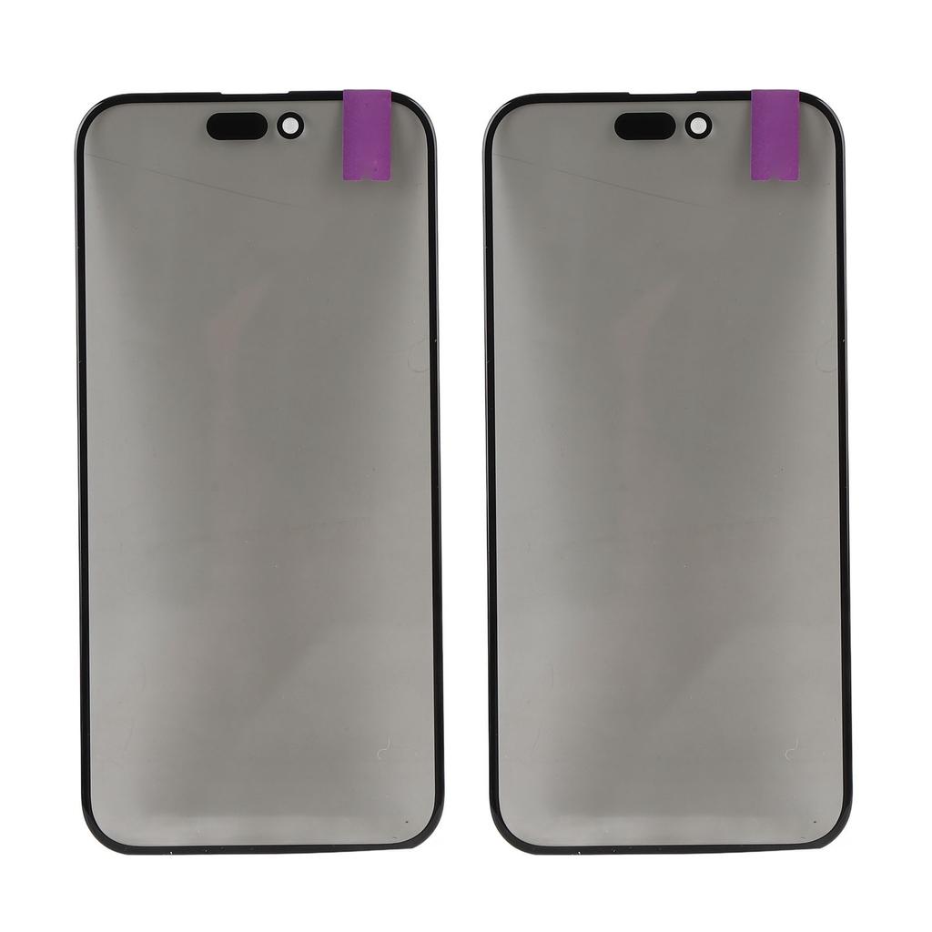 2Pcs Phone Screen Protector Pre Cut Phone Display Glass Kit with Repair Tool Kit for IOS 15 Plus