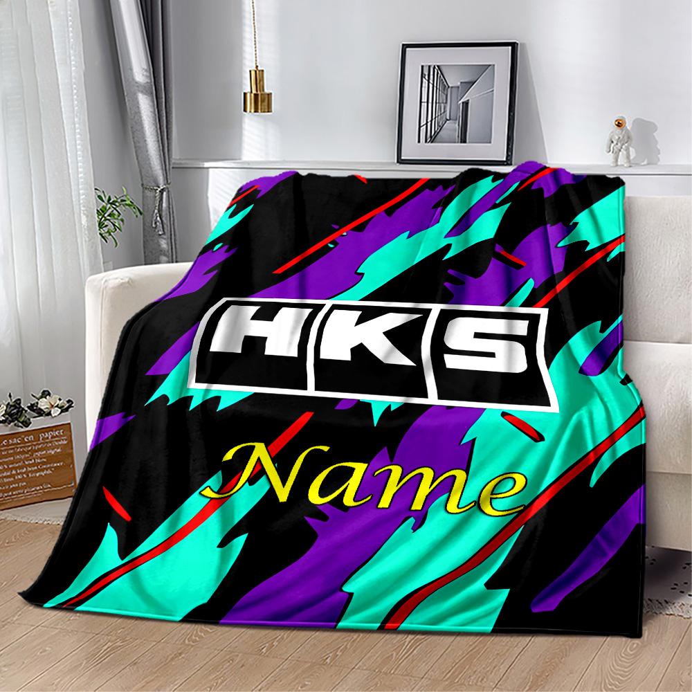 Hks Style Blanket Soft Warm Cozy Perfect for Couch Bedding Bed Four Seasons Multipurpose Modern Style Ideal Gift For Birthday Valentine'S Day