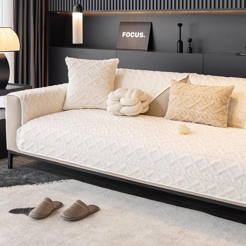 Pernă de canapea 2025 nouă universală pentru patru sezoane anti-alunecare pernă de șezut husă de canapea high-end de lux ușor husă simplă de praf