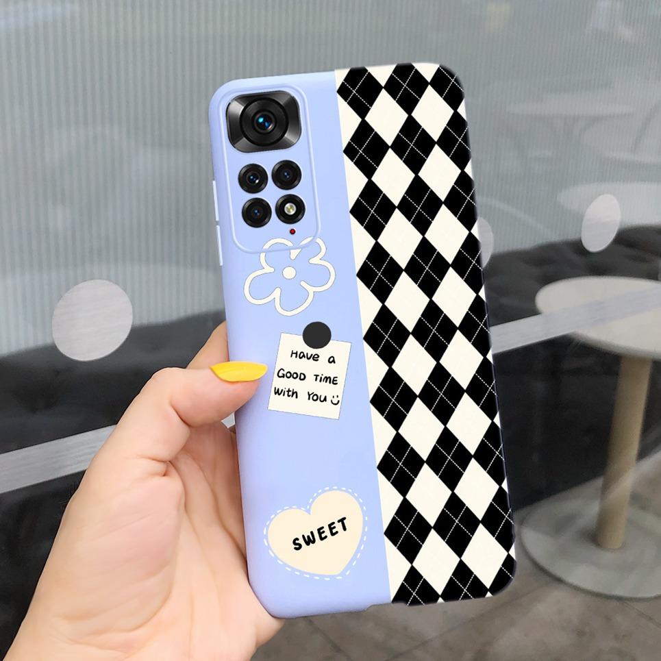 Für Xiaomi Redmi Note 11 Pro Plus 5G Hülle Cover Redmi Note 11S 5G Rückseite Stoßstange TPU Weiche Hülle Redmi Note 11 Pro Mi 11i 5G Fundas