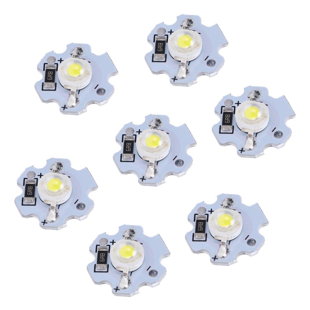 25Pcs 5V LED Chips 200LM 1W High Power LED Lamp Beads for DIY Lighting FixturesPure White