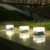 1500LM Solar Glass Brick Light Solar Ice Cube LED Light Crystal Brick Stone Lamp Garden Courtyard Pathway Patio Pool Decorative Festive