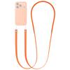 Doppellagiges magnetisches Armband Handy-Lanyard Crossbody Verstellbarer Schultergurt für Apple 17 Pro Max Anti-Verlust Anti-Sturz Langlebig Sternen-Orange