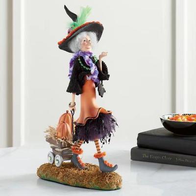 Home Decoration Ornaments Halloween Decoration Desktop Decor Bewitching Figurine Witch Doll Statue