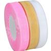 15mm 50yards/roll organza ribbons gift wedding Party Christmas decoration wrapping lace Handmade DIY Fabric White chiffon Ribbon