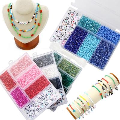 3mm 3500pcs Seed Beads Letter Beads 1Set For Jewelry Making DIY Necklace Pendant Bracelet